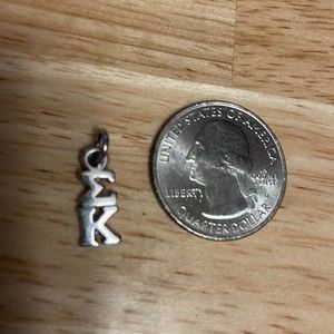 Sigma kappa sterling silver vertical lavaliere